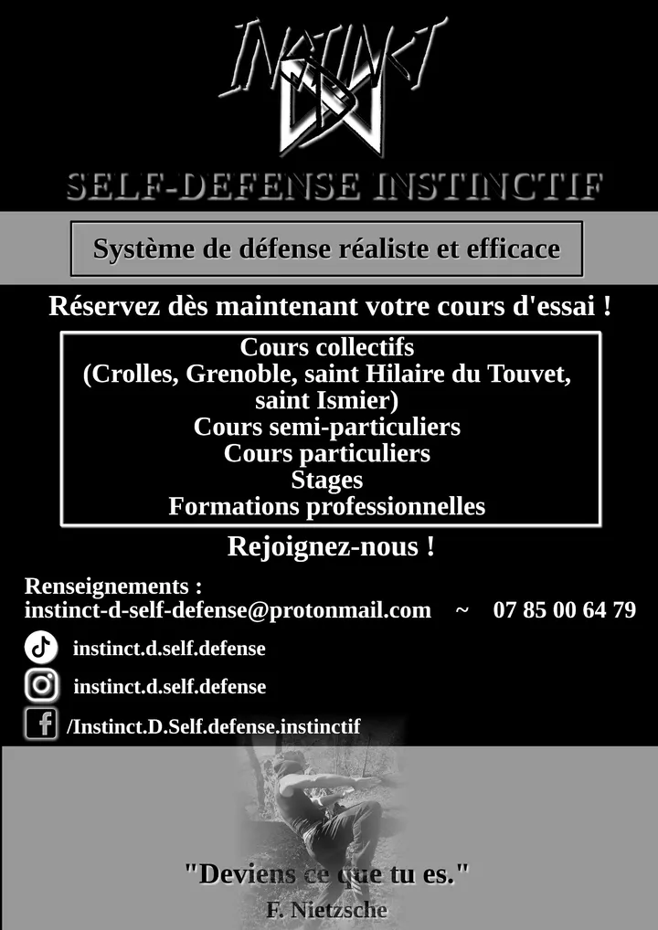 Instinct D - Self defense instinctif — arts martiaux-studio à Secteur 4, Grenoble — 3