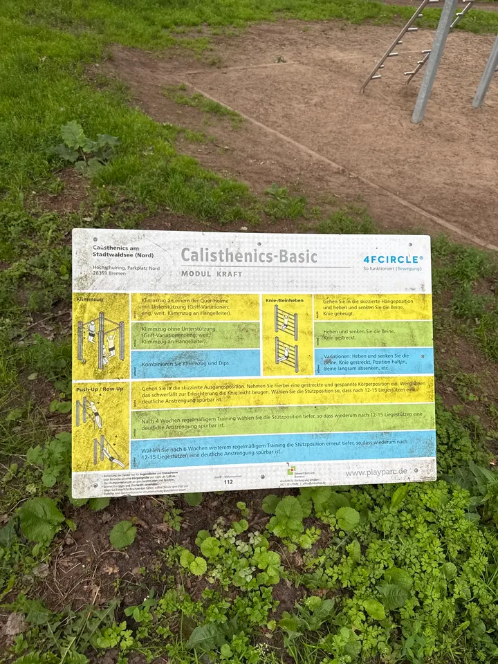 Calisthenics am Stadtwaldsee (West) — Calisthenics in Horn-Lehe, Bremen