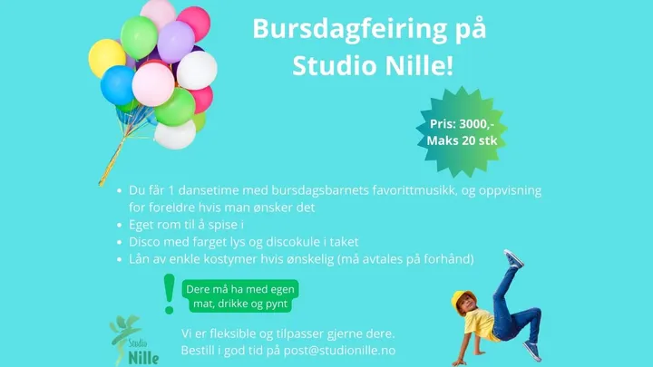 Studio Nille — dans-studio i Hammerdalen, Larvik — 3