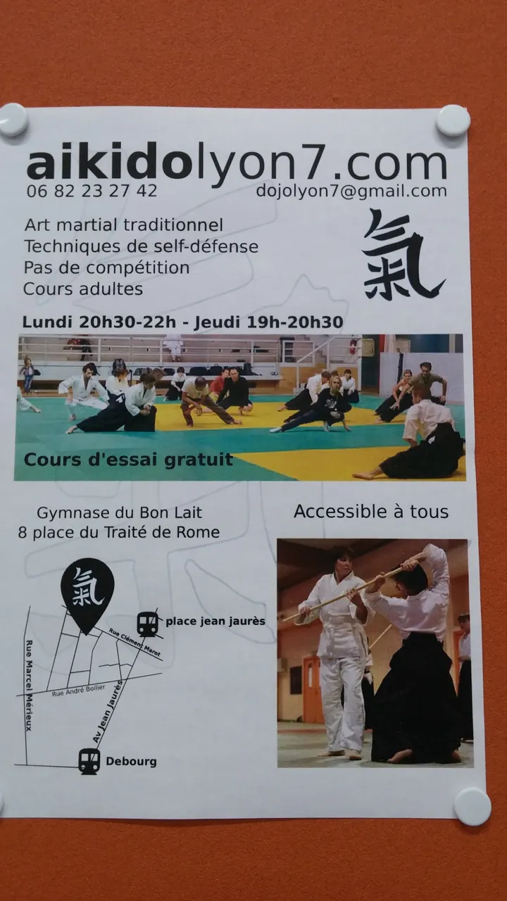 Aïkido Lyon 7 — Arts martiaux à Gerland, Lyon