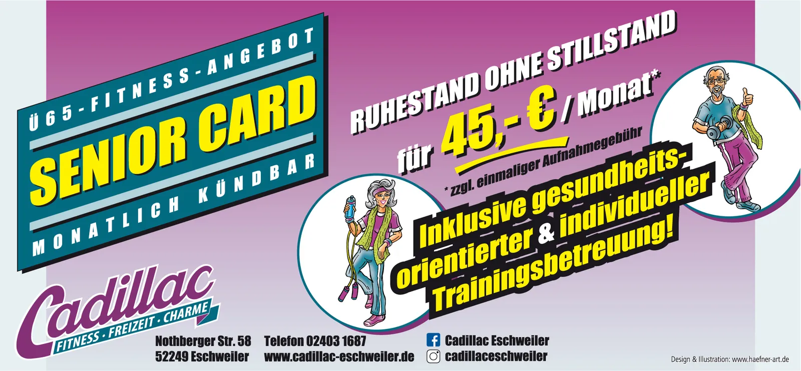 Cadillac Sport und Gesundheit — träningsstudio i Aachen — 2