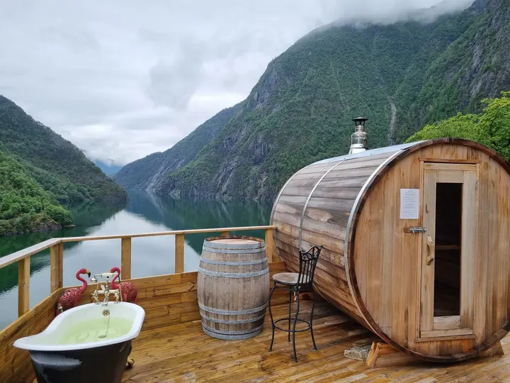 Heit Åkrafjorden Sauna — recovery-studio i Fjæra — 2
