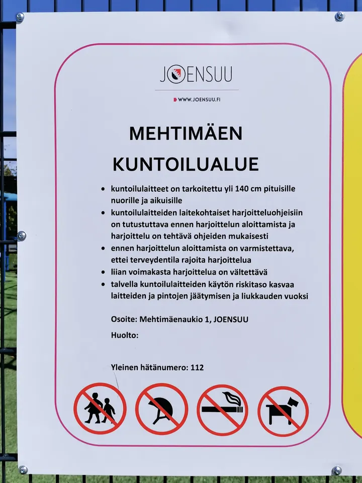 Mehtimäen ulkokuntosali — calisthenics-studio – Joensuu — 4