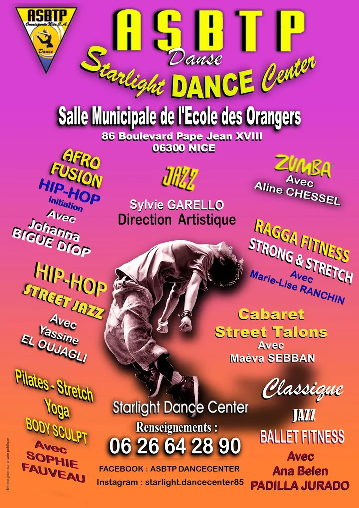 Asbtp Danse Starlight Dance Center — Danse à Saint-Roch, Nice