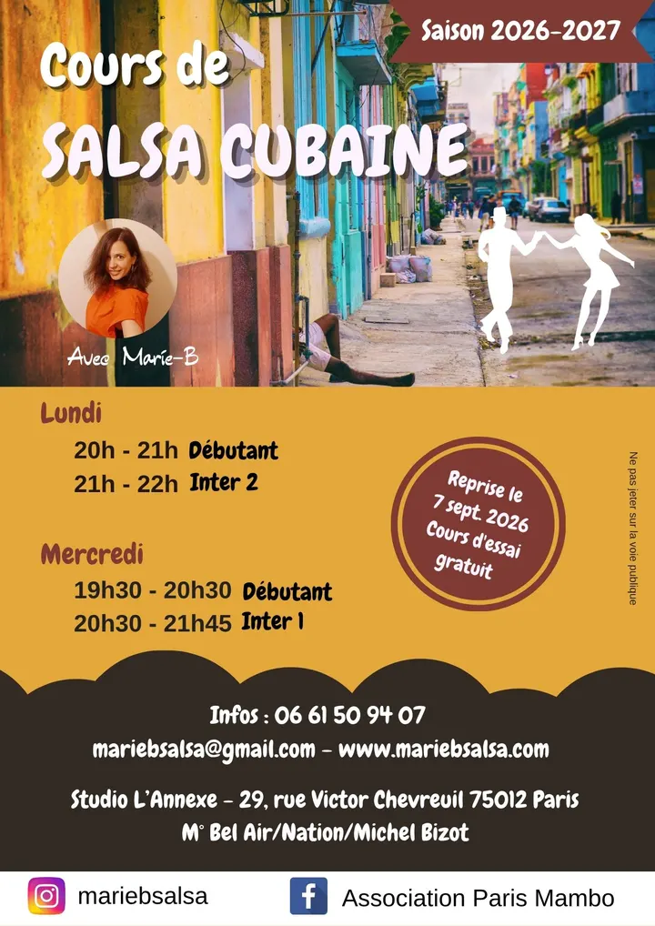 MarieBSalsa — Danse à Paris 12e Arrondissement, Paris