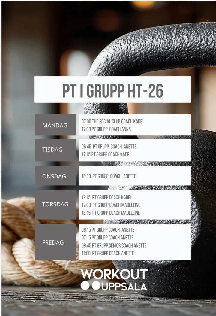 Workout Uppsala — träningsstudio i Uppsala — 3