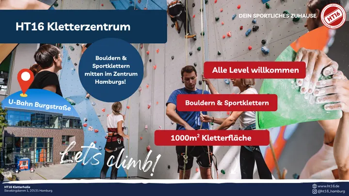 HT16 Kletterzentrum — Climbing in Hamm, Hamburg