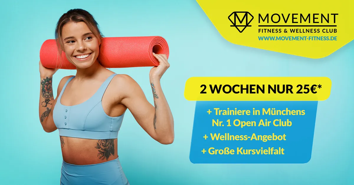 MOVEMENT Fitness & Wellness Club — träningsstudio i München — 2