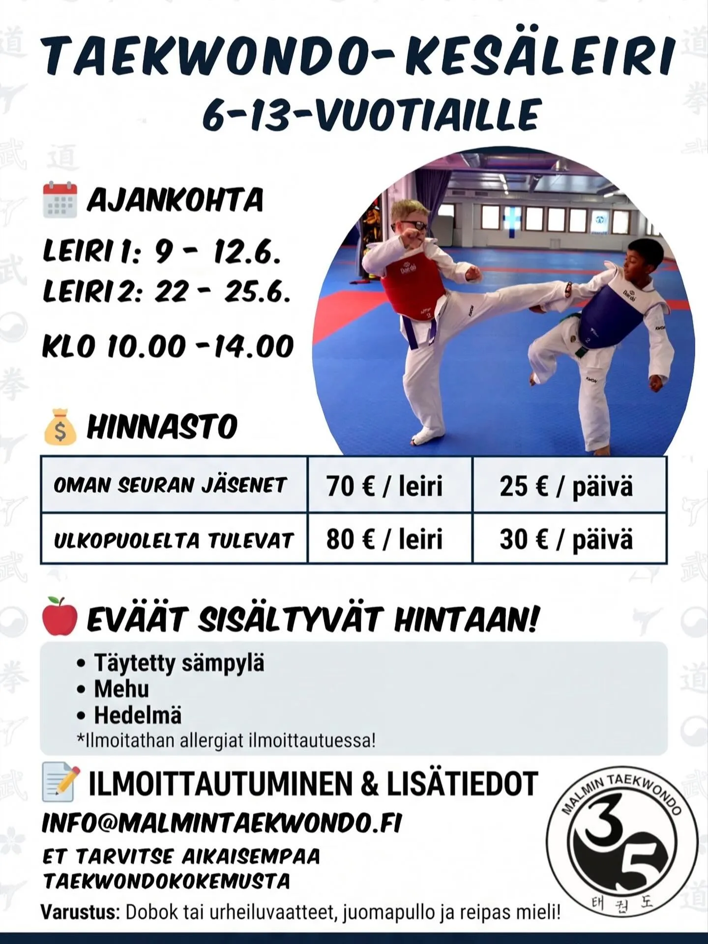 Malmin Taekwondo ry — kamppailulajit-studio – Helsinki — 3