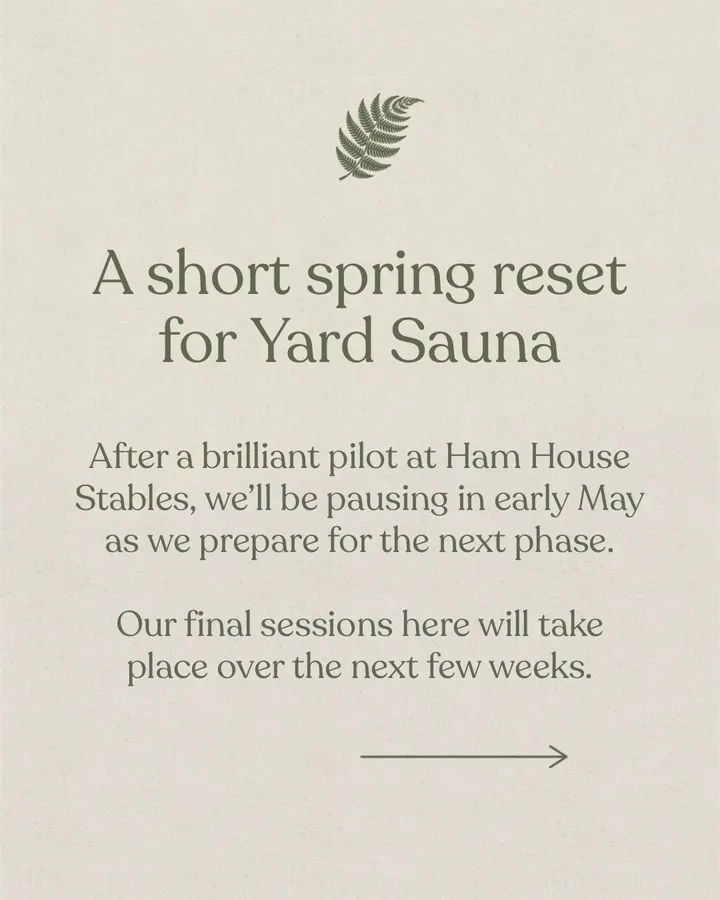 Yard Sauna — recovery-studio in Richmond, London — 2