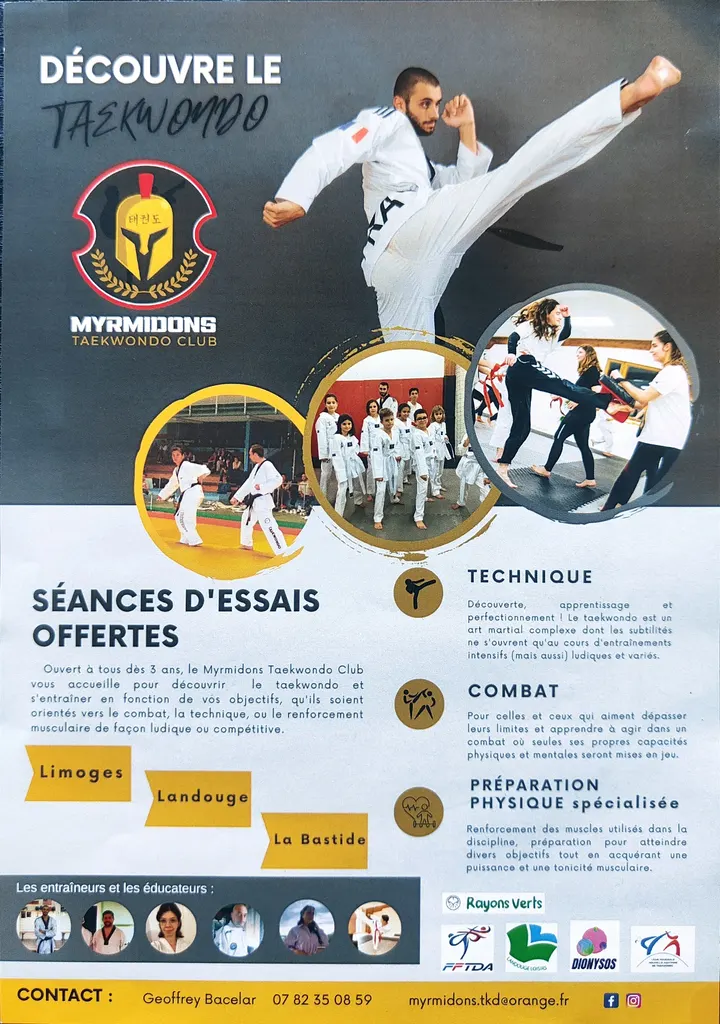 Myrmidons Taekwondo Club — arts martiaux-studio à Betoulle, Limoges — 3