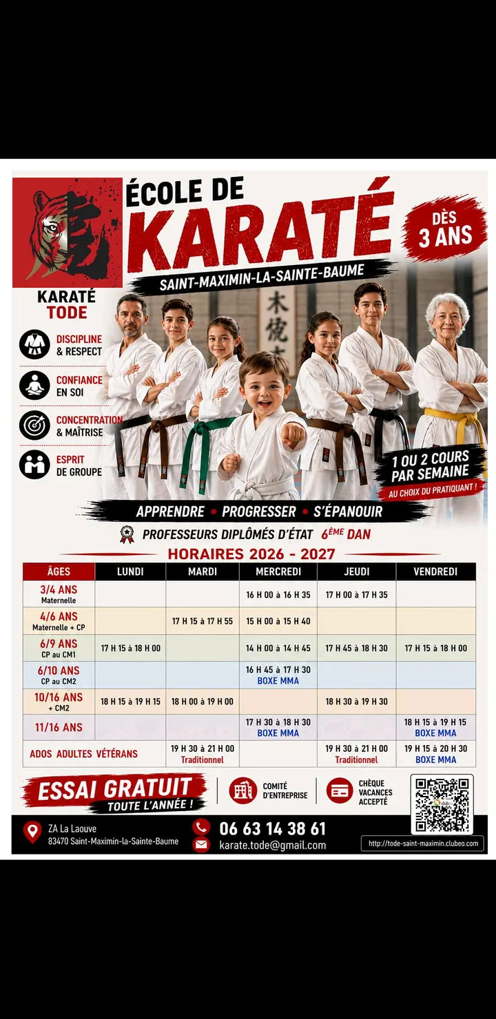 Karate Tode — arts martiaux-studio à Quartier Les Terrasses, Saint-Maximin-la-Sainte-Baume — 2