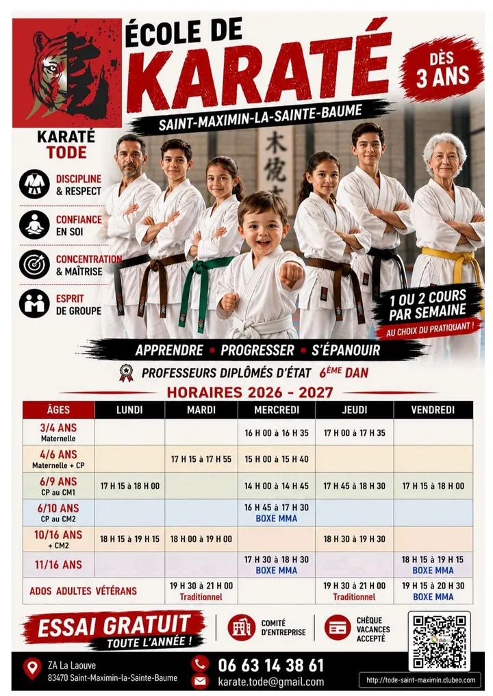 Karate Tode — arts martiaux-studio à Quartier Les Terrasses, Saint-Maximin-la-Sainte-Baume — 3