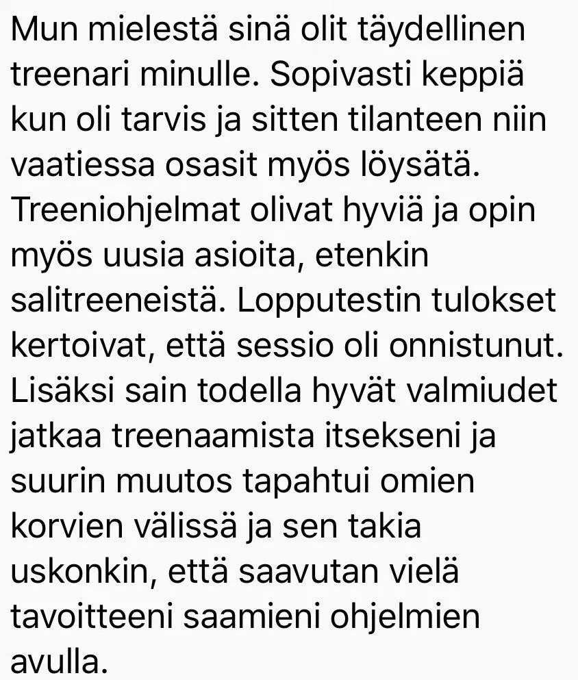 Personal Trainer Nina Tarkiainen — pt studio – Hyvinkää — 3