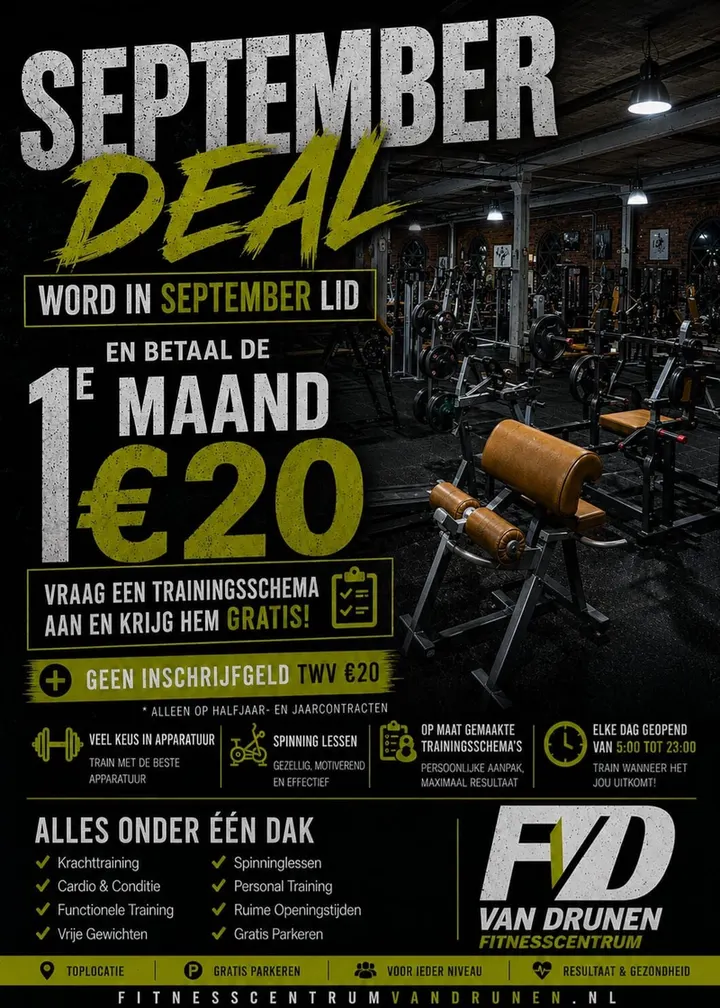 Fitnesscentrum Van Drunen — sportschool-studio in Statendam, Geertruidenberg — 3