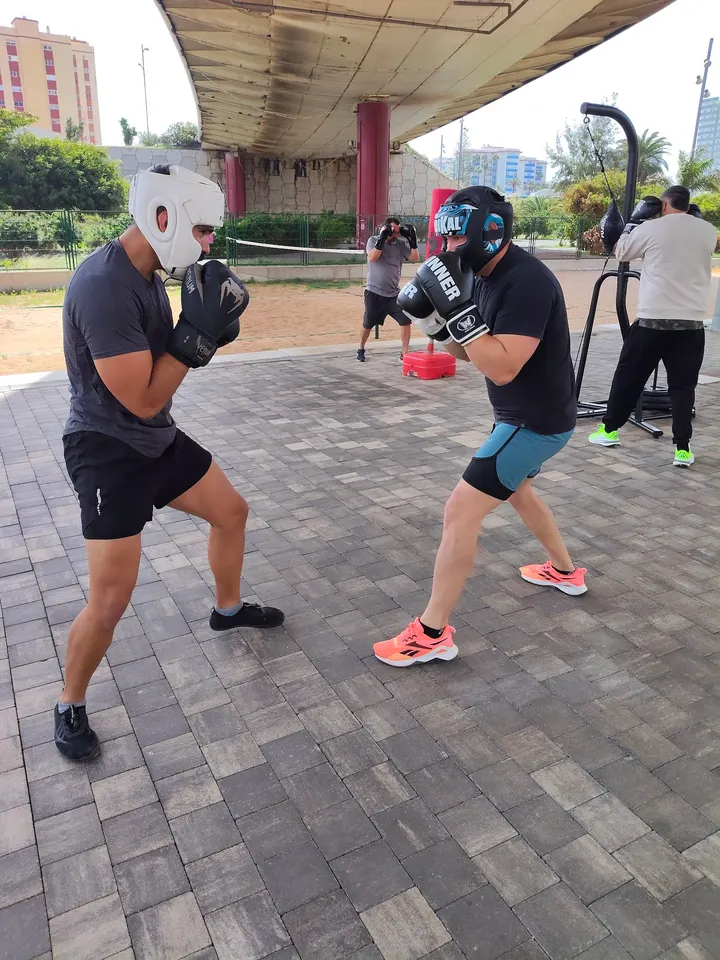 Boxeo Sandro Bandido (Las palmas de Gran canaria) — Boxeo en La Feria del Atlántico, Las Palmas de Gran Canaria