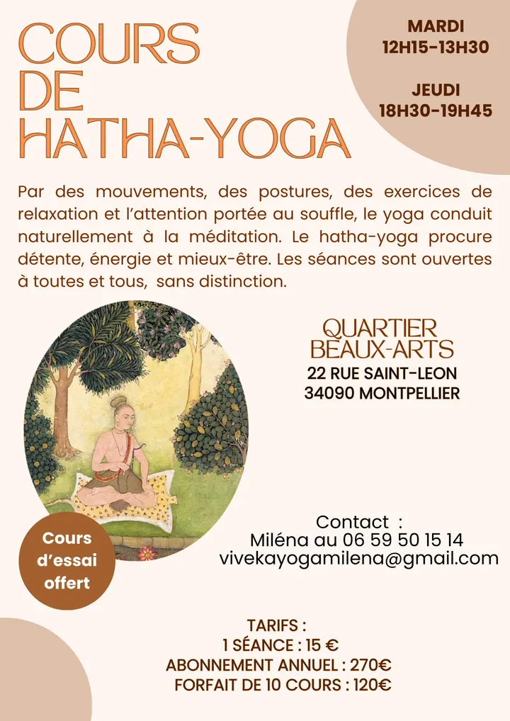 Hatha-Yoga Beaux-Arts — Yoga aux Beaux-Arts, Montpellier
