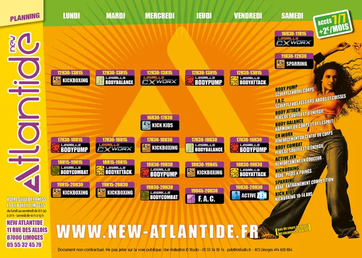 New Atlantide — salle de fitness-studio au Grand-Treuil, Limoges — 3