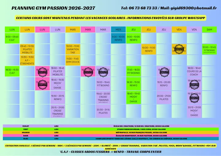 Gym Passion Caluire — salle de fitness-studio à Lyon — 3
