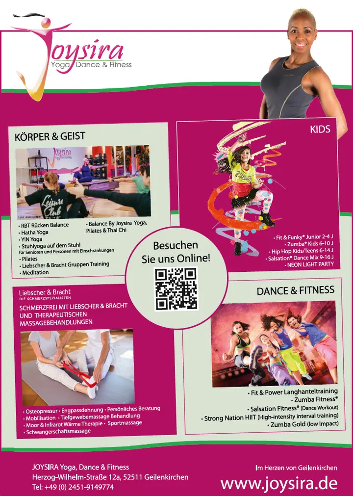 Joysira Yoga Dance & Fitness — Yoga in Hommerschen, Aachen