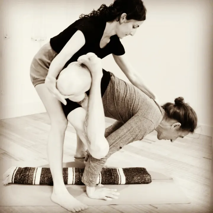 Yoga iyengar avec Noa et Josep — yoga-studio à Carabacel, Nice — 3