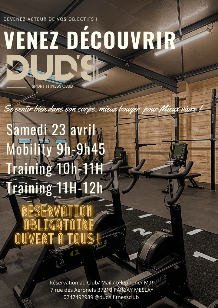 Dud’s — salle de fitness-studio à La Riberdrie, Parçay-Meslay — 3