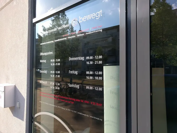 Brdiczka bewegt Till Pilatesstudio — PT-Studio in Rieselfeld, Freiburg im Breisgau