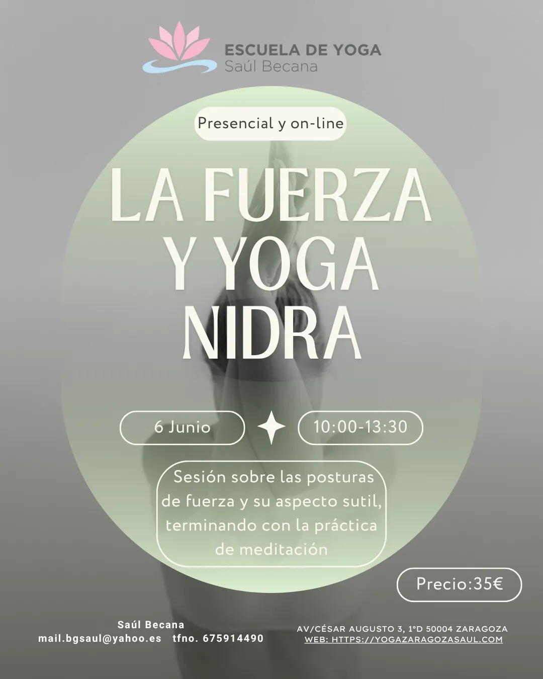Yoga Zaragoza. Escuela de Yoga Saul Becana — yoga-studio i Casco Antiguo, Zaragoza — bild 3