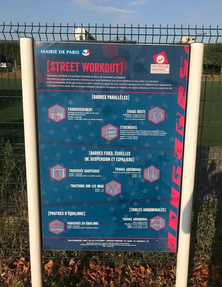 Street Workout Park — salle de fitness-studio à Paris — 3
