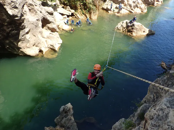 Ossio canyoning via ferrata — escalade-studio aux Cévennes, Montpellier — 3