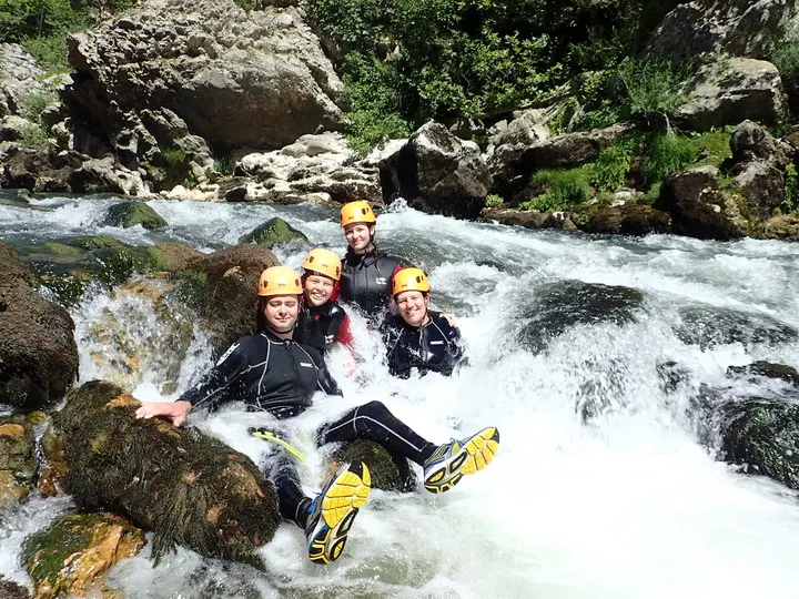 Ossio canyoning via ferrata — escalade-studio à Montpellier — 3