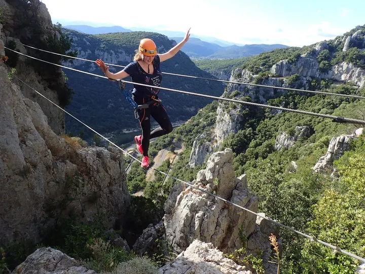 Ossio canyoning via ferrata — escalade-studio à Montpellier — 4