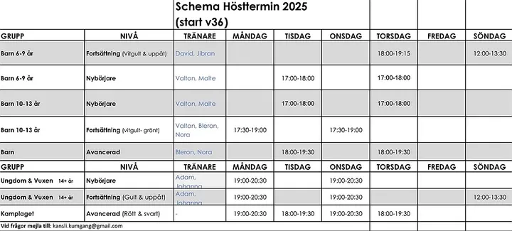 Kumgang Taekwondo Klubb Trollhättan — kampsport-studio i Håjum, Trollhättan — 2