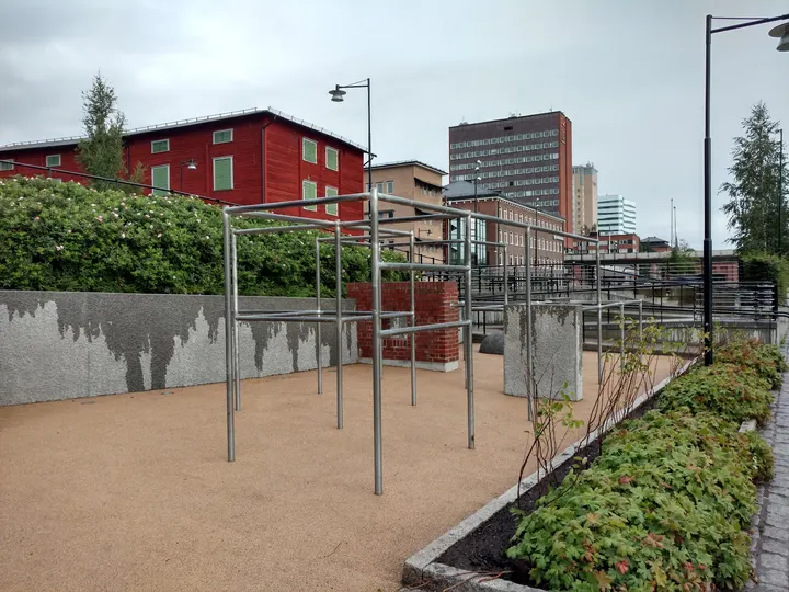 Broparken parkour — calisthenics-studio i Väst på stan, Umeå — 2