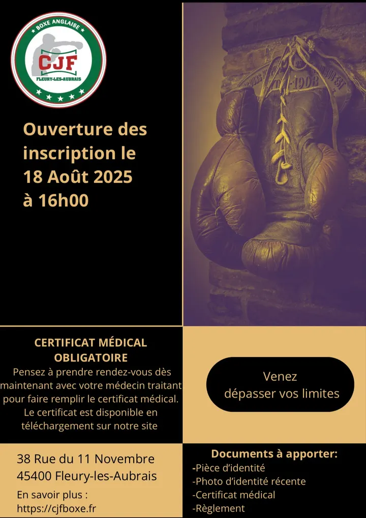 CJF Boxe anglaise Fleury-les-Aubrais — boxe-studio au Petit Vilvaude, Fleury-les-Aubrais — 2