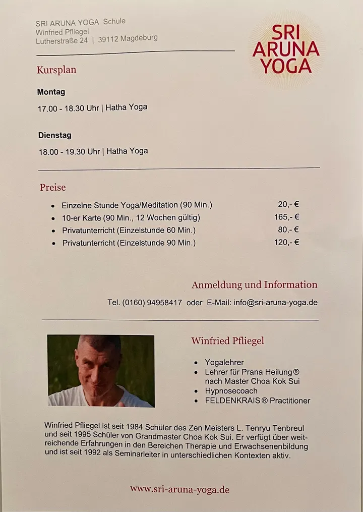 Sri Aruna Yoga Schule — yoga-studio in Magdeburg — 4
