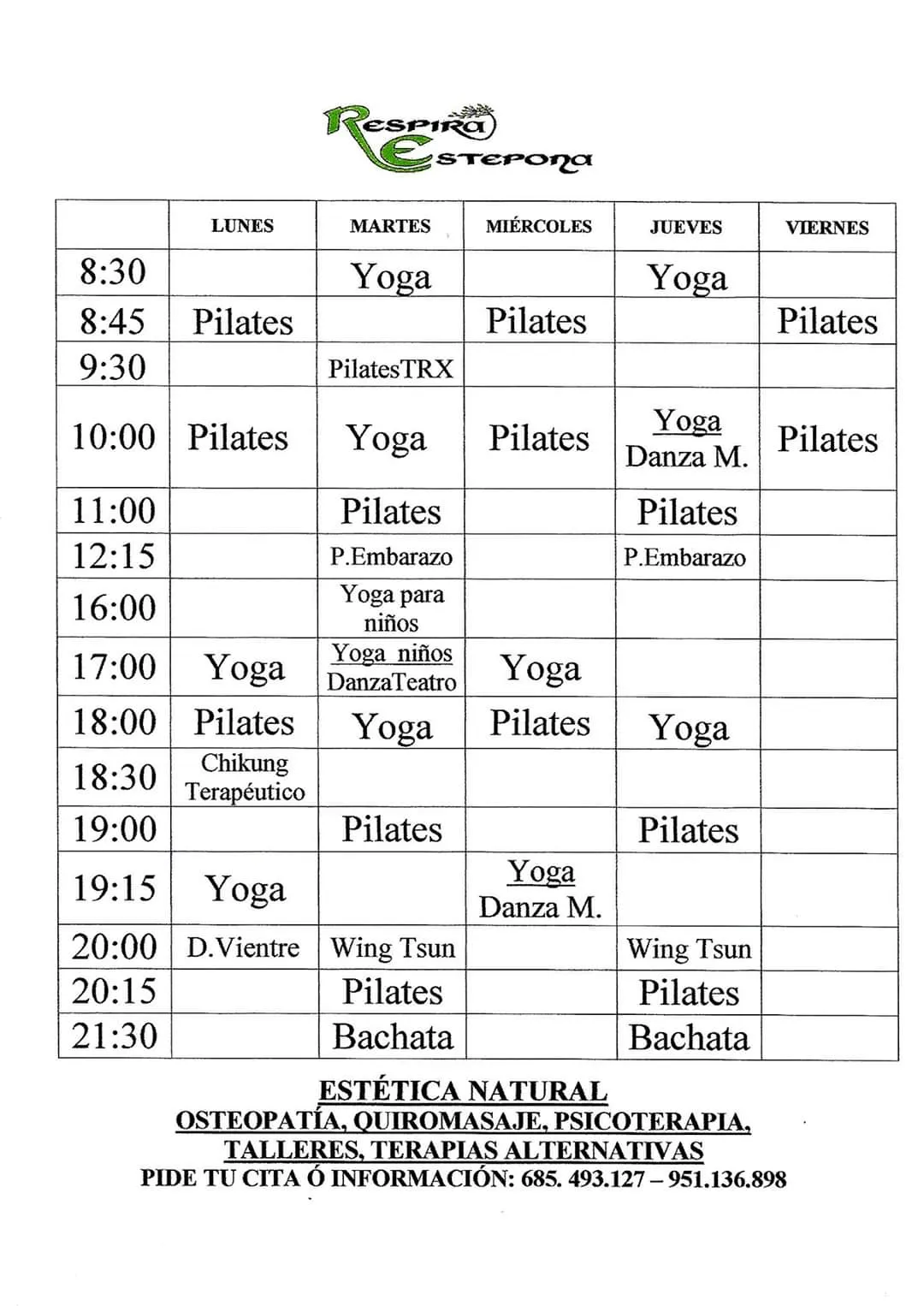 Respira Estepona. Pilates, Yoga y Estética Natural — yoga-studio en Estepona — 4