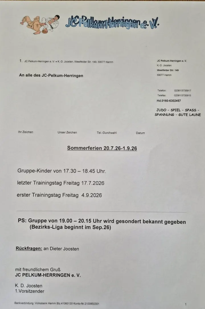 JC Pelkum-Herringen — kampfsport-studio in Hamm — 4