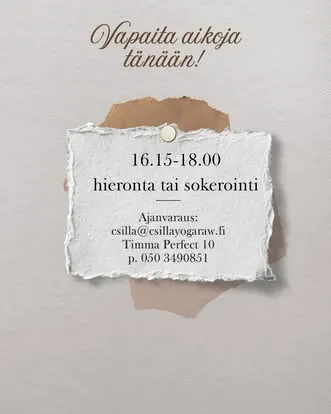 CsillaYoga — Jooga – Kotkansaari 3, Kotka