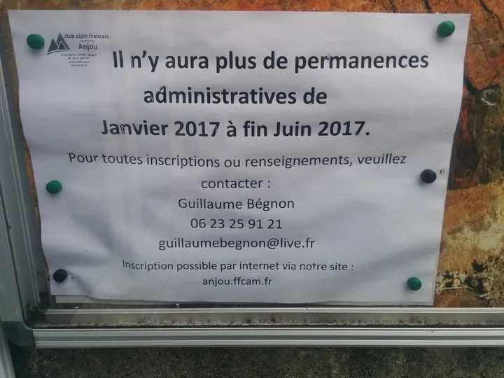 Anjou Club Alpin Francais — escalade-studio à Saint-Serge - Ney - Chalouère, Angers — 3