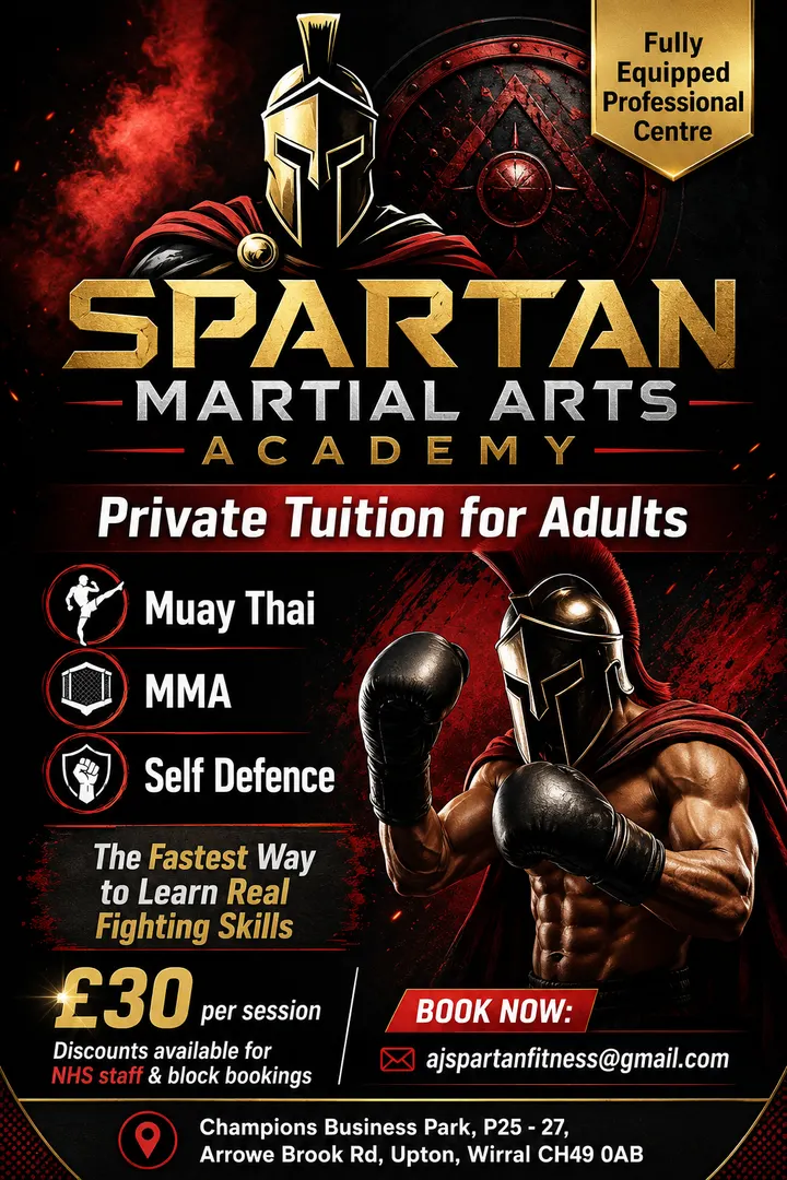 SPARTAN MARTIAL ARTS ACADEMY — Fitness Studio in Woodchurch Green, Wirral