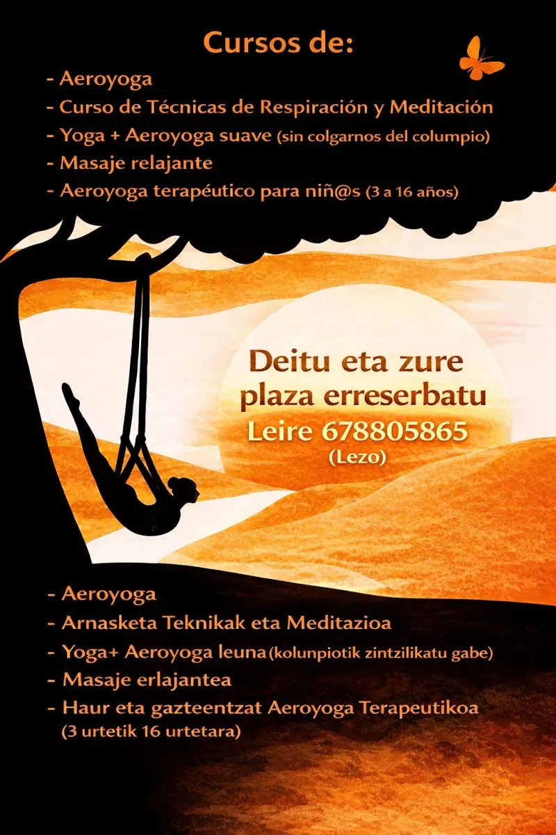 Baobab Aeroyoga eta Masajea — yoga-studio i Lezo — bild 2