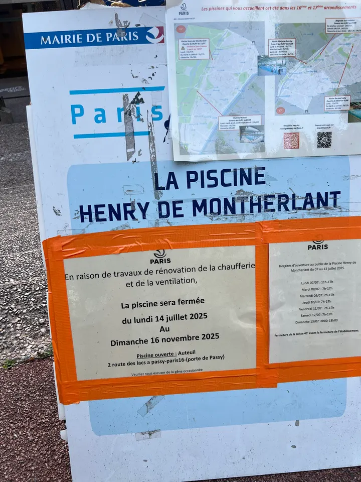 Piscine Henry de Montherlant — studio à Paris — 3