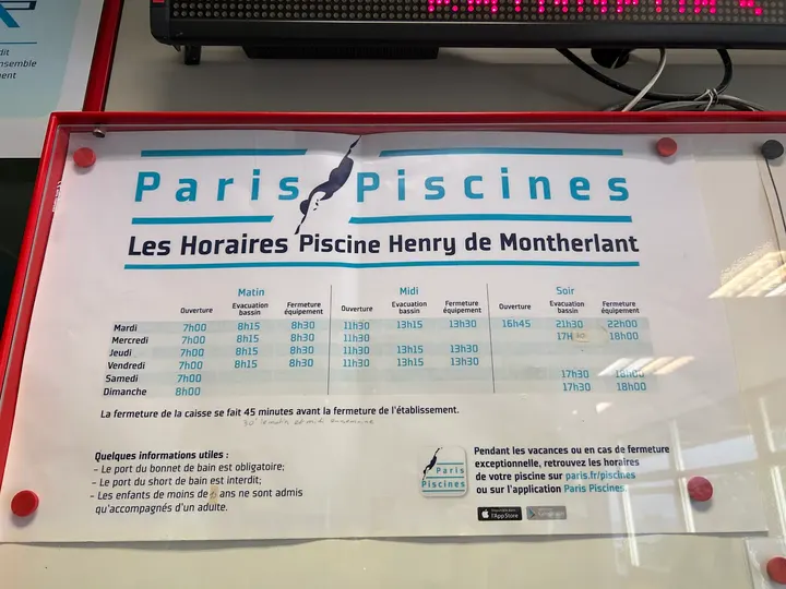 Piscine Henry de Montherlant — studio à Paris — 4