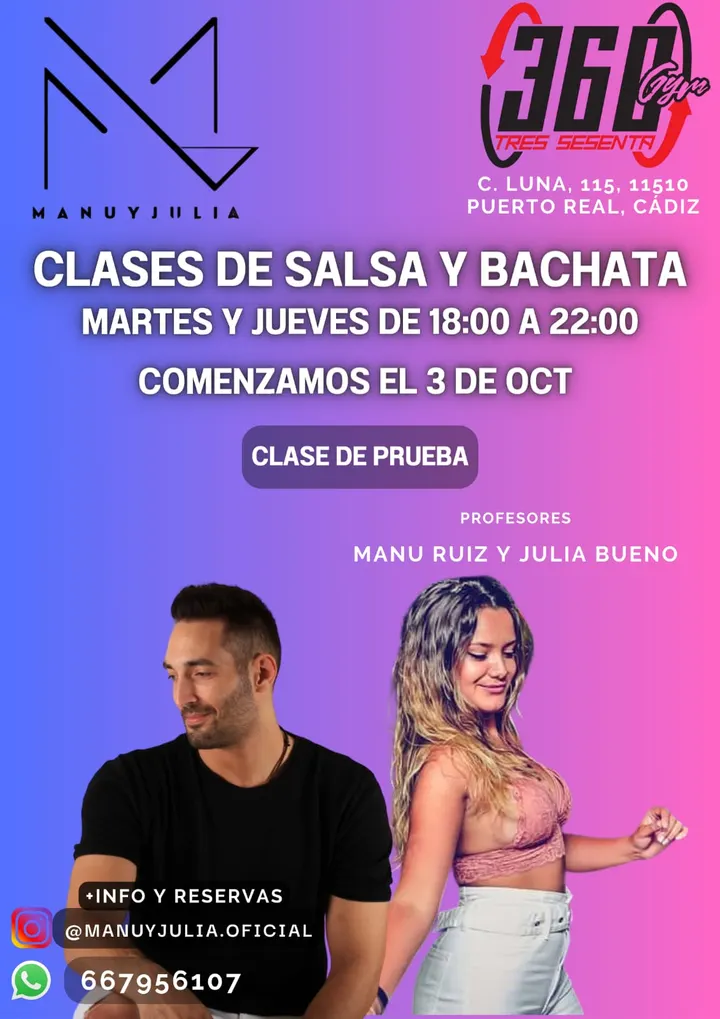 Manu Salsa y Bachata — baile-studio en Zona Franca, Cádiz — 3