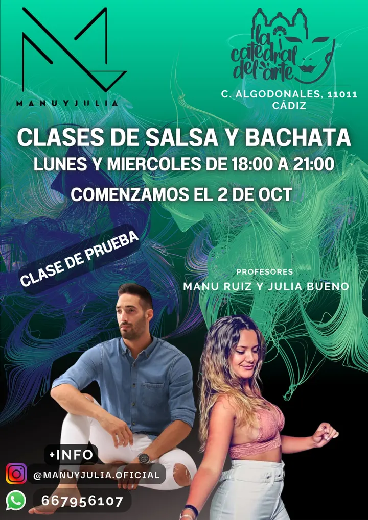 Manu Salsa y Bachata — Baile en Zona Franca, Cádiz