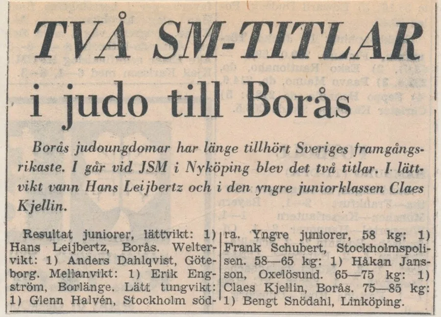 Borås Judoklubb — kampsport-studio i Borås — bild 3