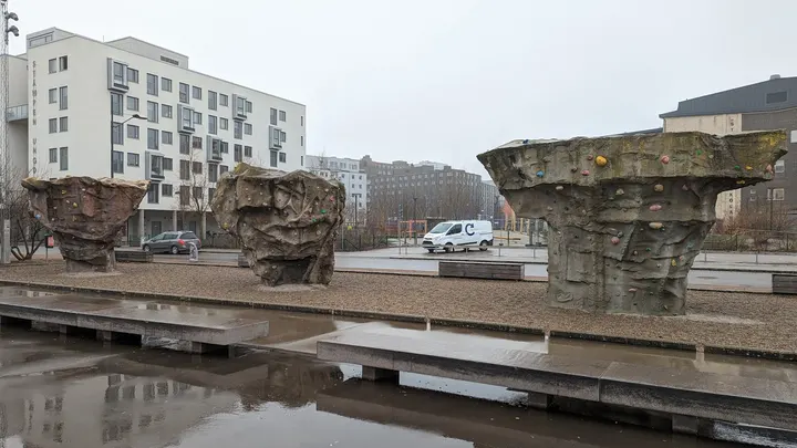 Outdoor bouldering — bouldering-studio i Västra Hamnen, Malmö — 3