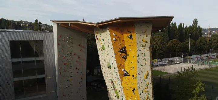 Wupperwände DAV-Kletterzentrum Wuppertal e. V. — Klettern in Gemarkung Langerfeld, Wuppertal