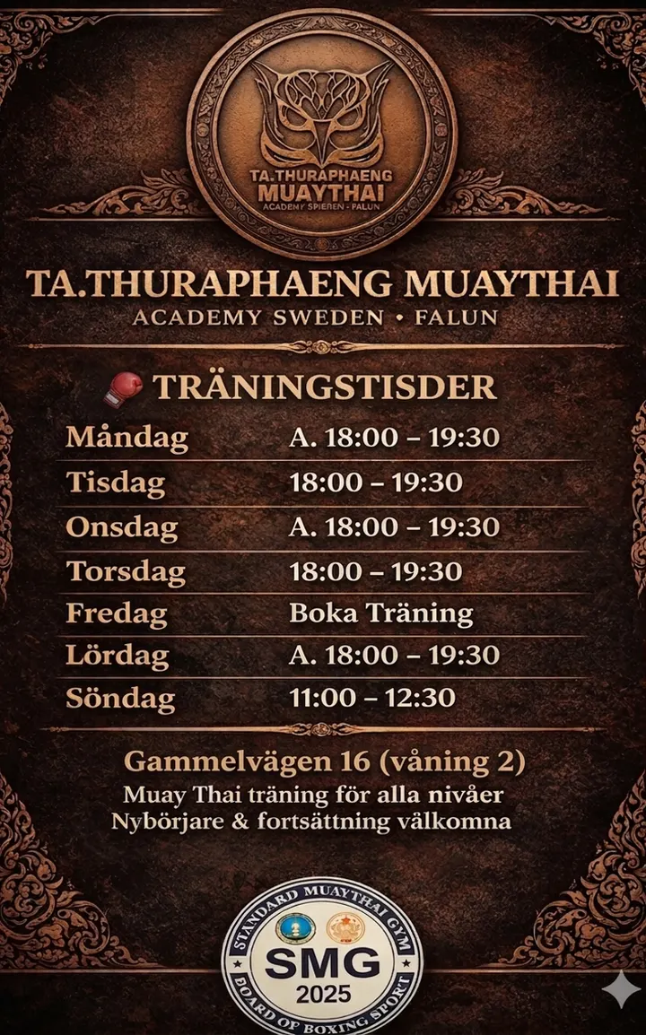 Ta.Thuraphaeng Muay Thai Falun — muay thai-studio i Falun — 3
